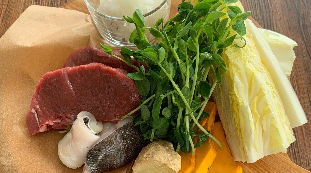 犬ごはんcookbook ラム肉と生姜の温めスープ By宮前真樹 Enkara Note