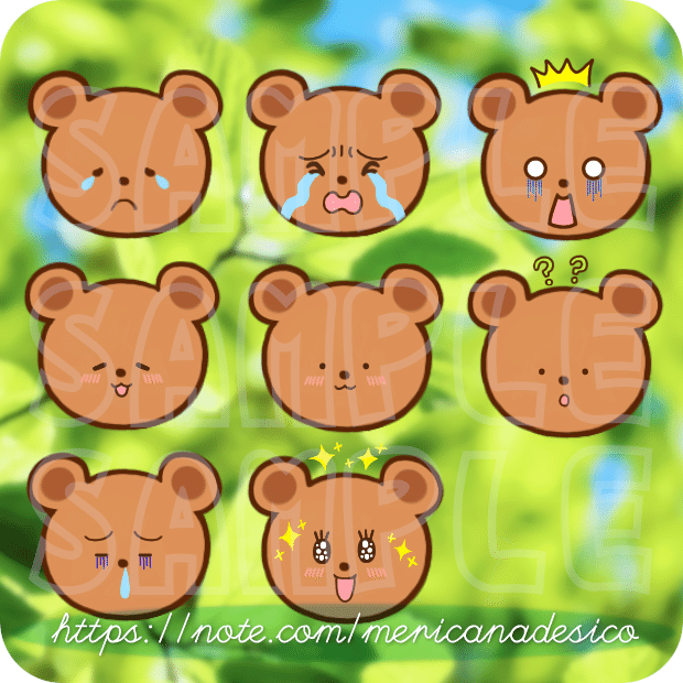 今日は昨日よりも鬱で 1日中泣いていたけど 例の新プロジェクトのline絵文字はたくさん描けました 左下の鼻水クマさん 風邪 が なんとなくお気に入りです 病人用の絵文字セットだと言いましたが 日 メリカナデシコ Note