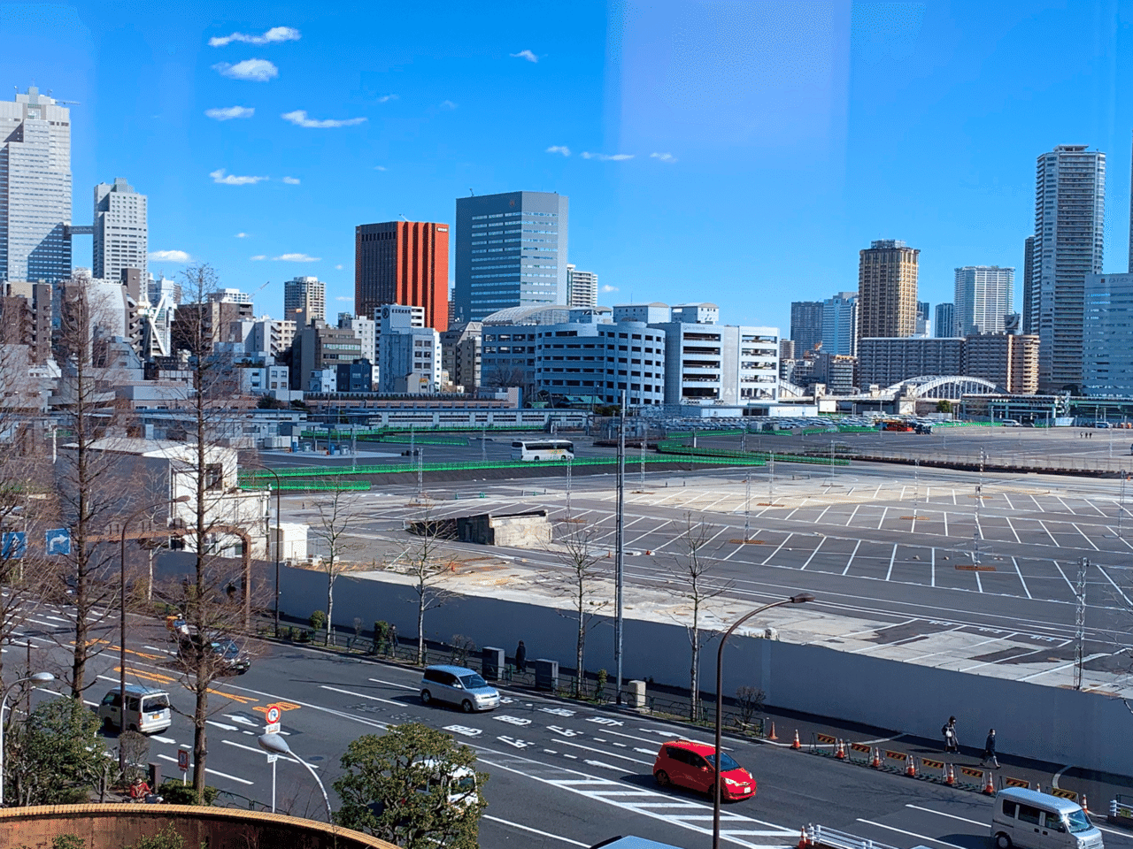 築地場外市場隣の広 い空き地 駐車場 404美術館 N Note