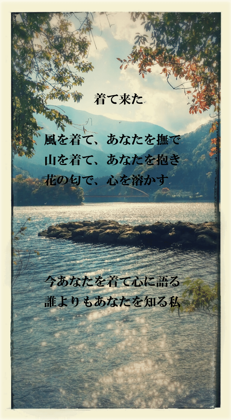 着て 来た 人生の比喩を解く味 Funako Note