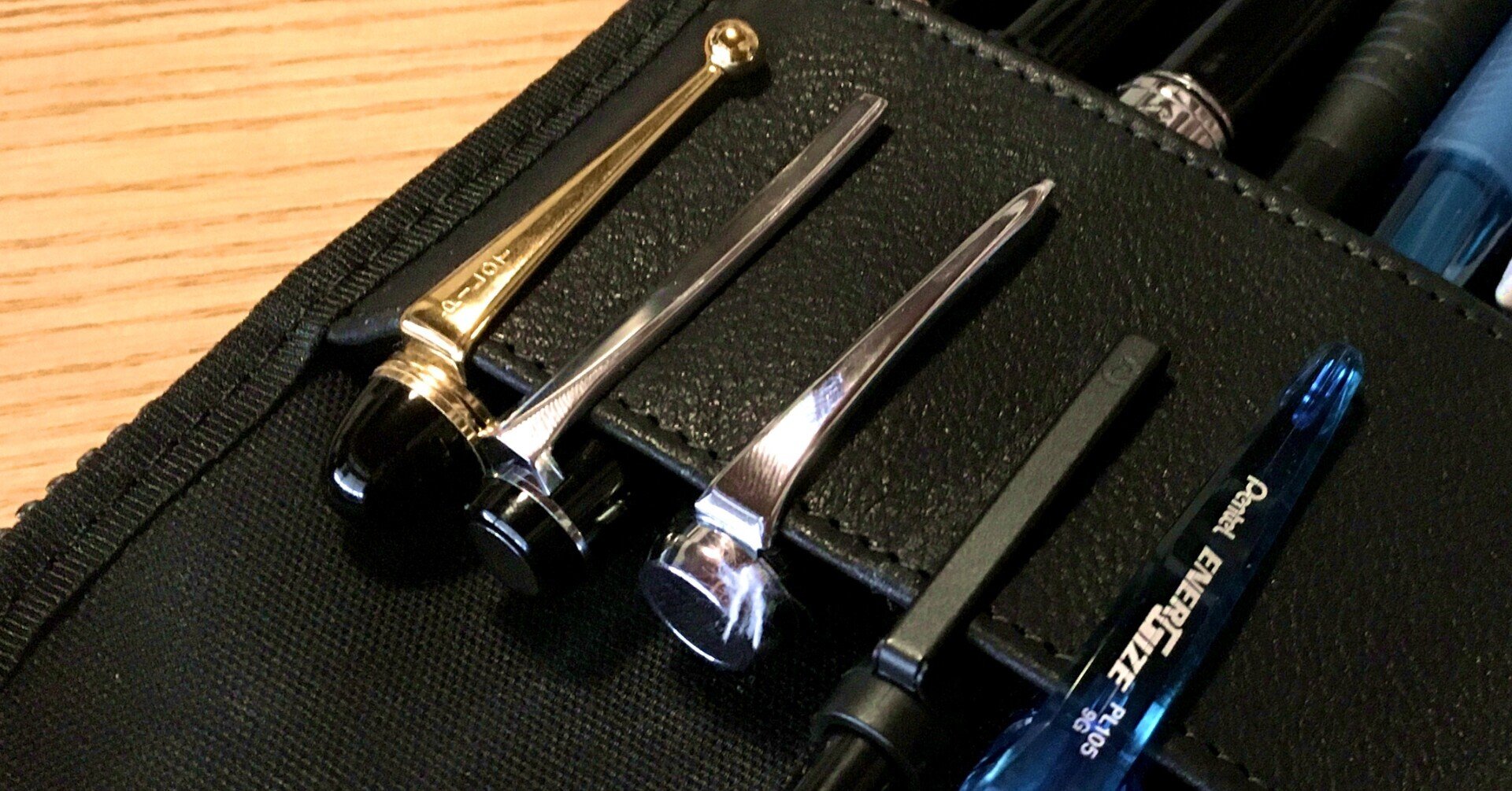 大人なつくしペンケース 革 ブラック 買いました。｜Isumi
