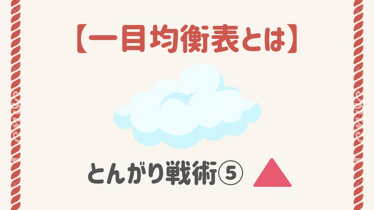 一目均衡表とは