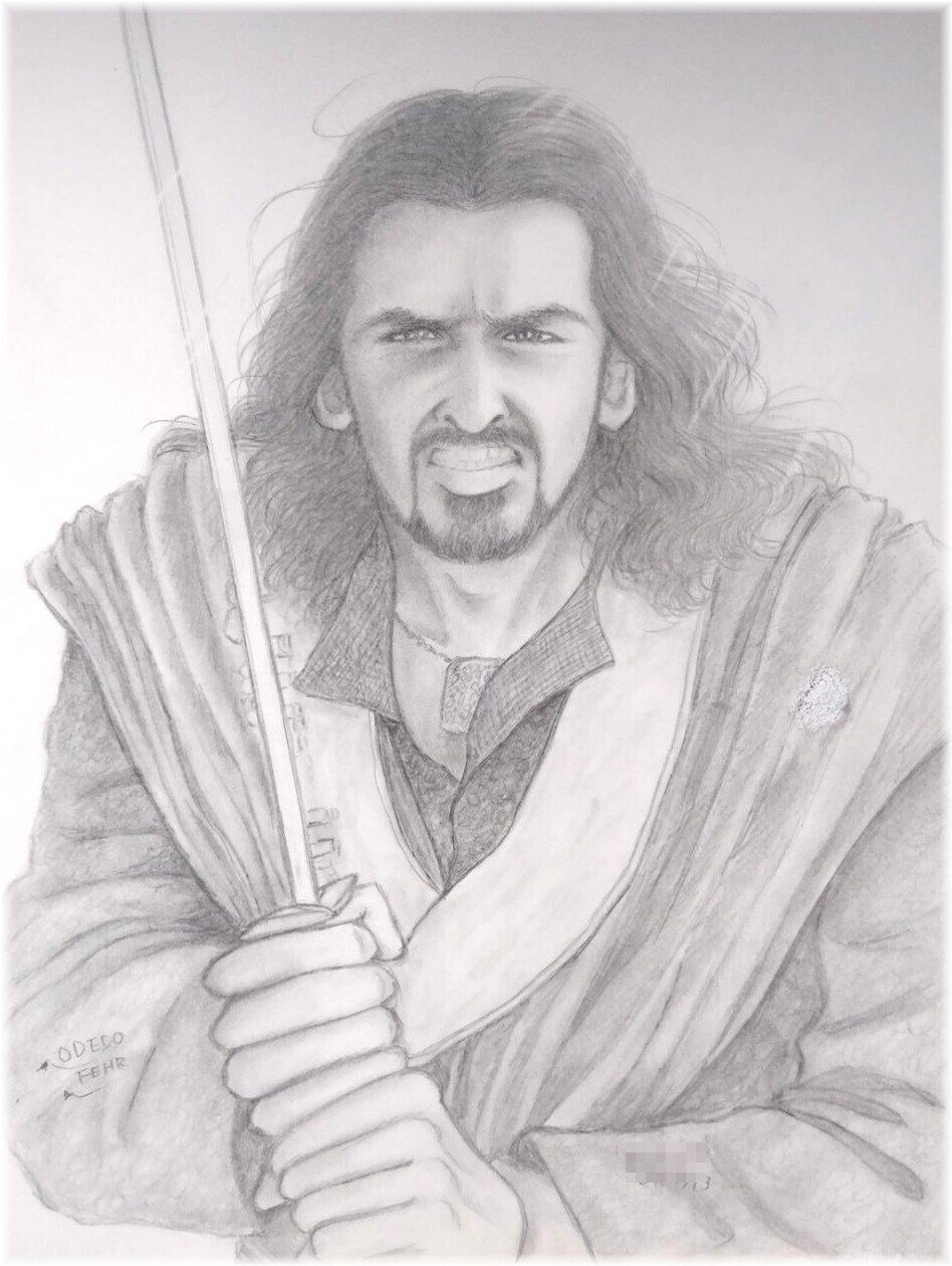 どりさんが描いたオデッド フェール Oded Fehr 氏のスケッチ Haword S Words Note どりさんが描いたオデッド フェール Oded Fehr 氏のスケッチ Haword S Words Note