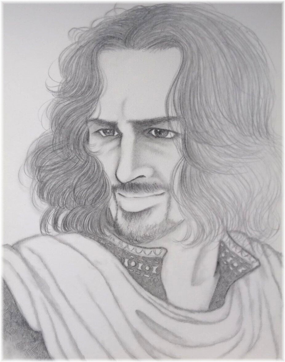どりさんが描いたオデッド フェール Oded Fehr 氏のスケッチ Haword S Words Note どりさんが描いたオデッド フェール Oded Fehr 氏のスケッチ Haword S Words Note