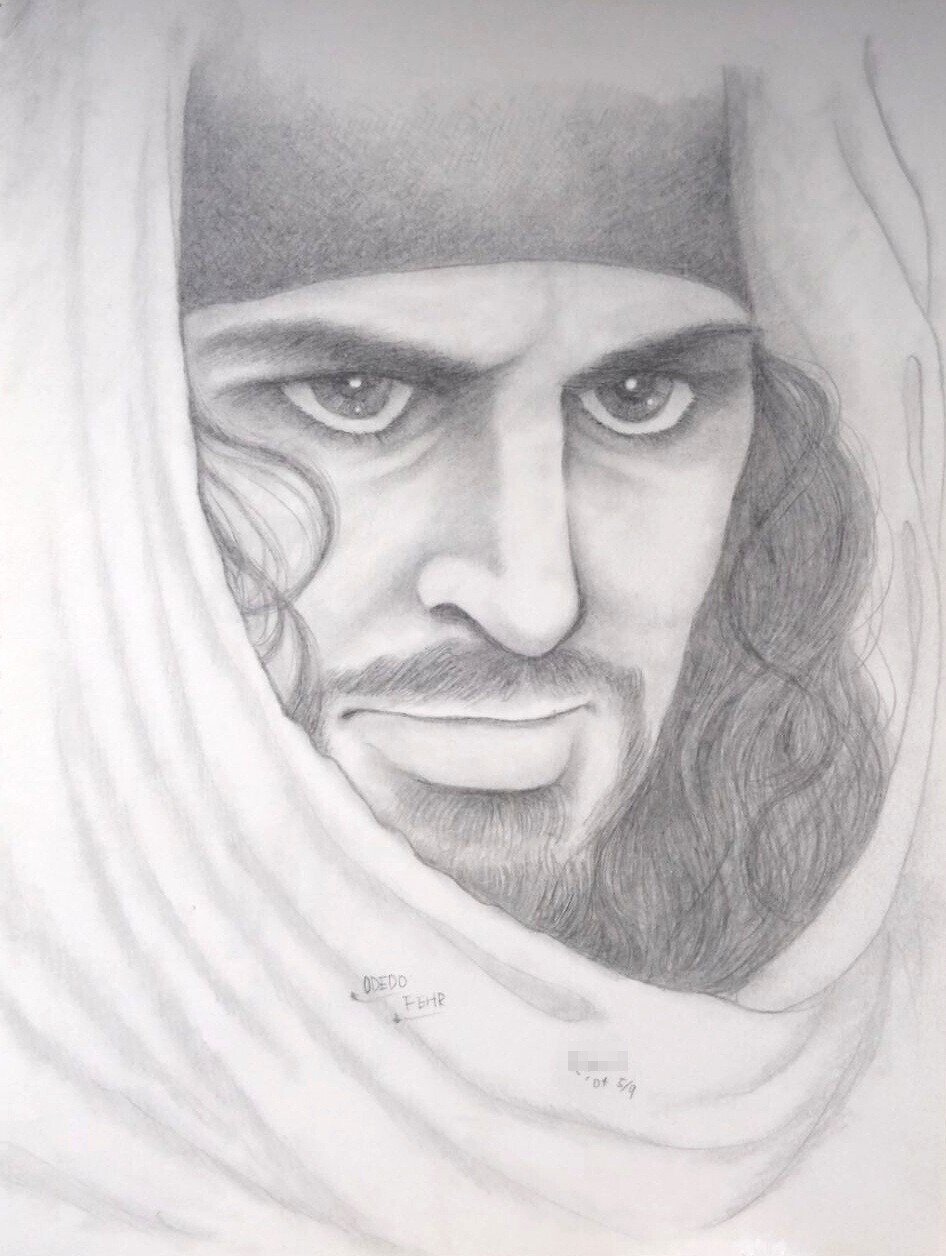 どりさんが描いたオデッド フェール Oded Fehr 氏のスケッチ Haword S Words Note どりさんが描いたオデッド フェール Oded Fehr 氏のスケッチ Haword S Words Note