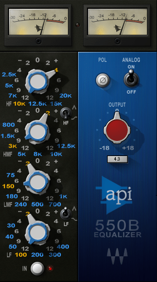 [美品 完動品] api550b イコライザー モジュール 500シリーズ API550』レビュー 〜アメリカン・サウンドを作り出すEQ〜 [vol