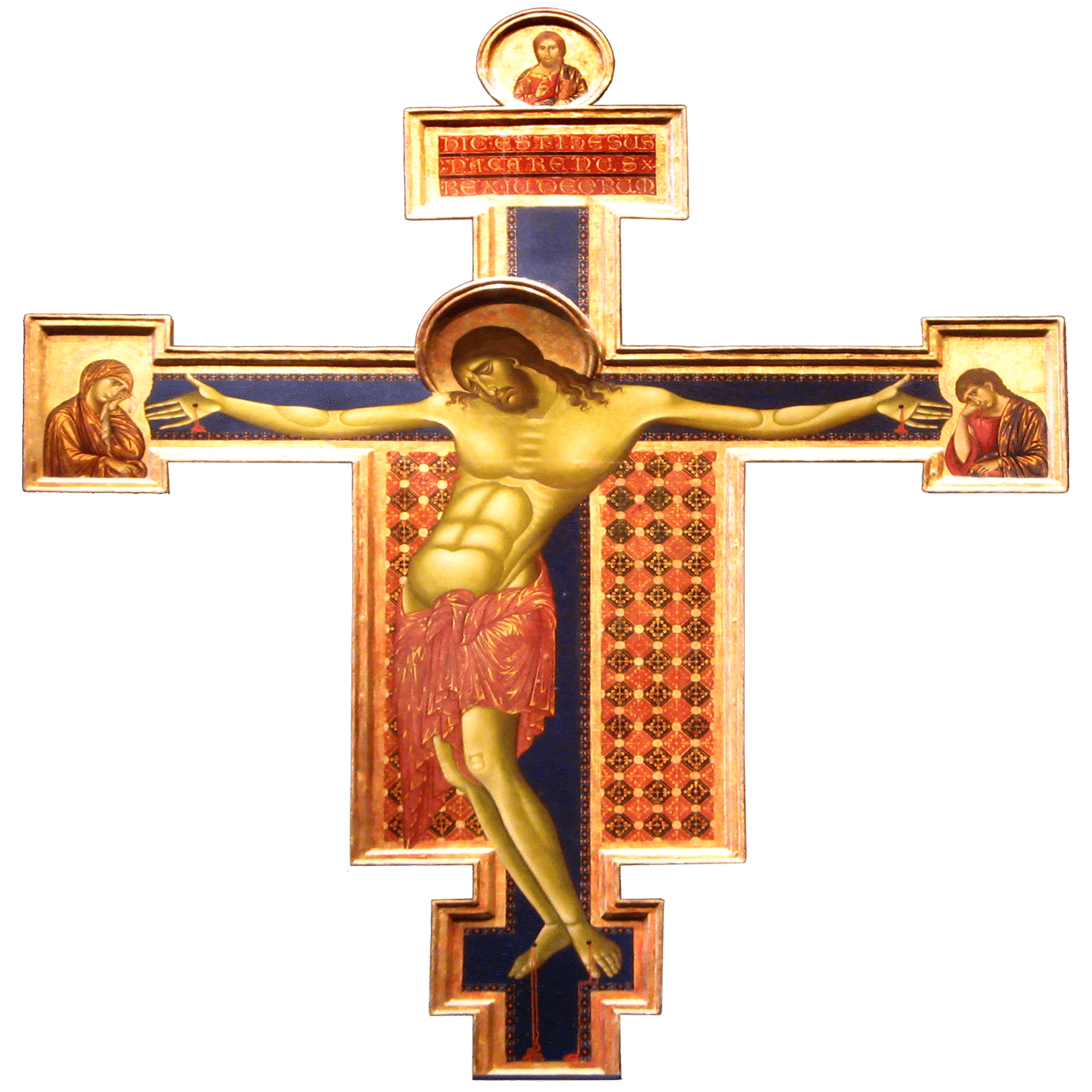 十字架上のキリスト》チマブーエ｜チャオ！フィレンツェ Local Guides