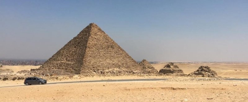 貸切状態のエジプト・ピラミッド