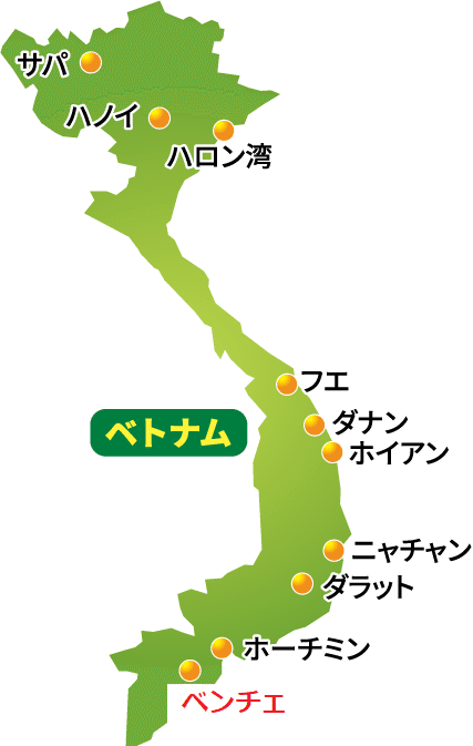 ベンチェ地図