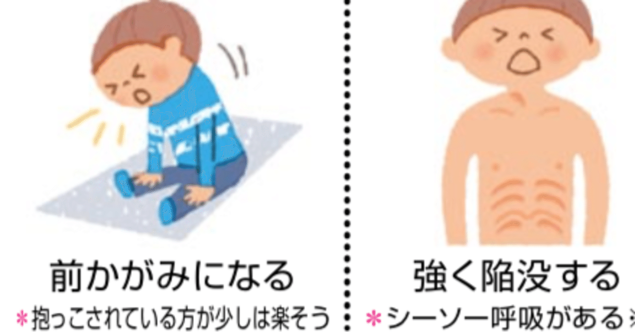 強いぜん息発作のサイン Dr モッシー Note 強いぜん息発作のサイン Dr モッシー Note