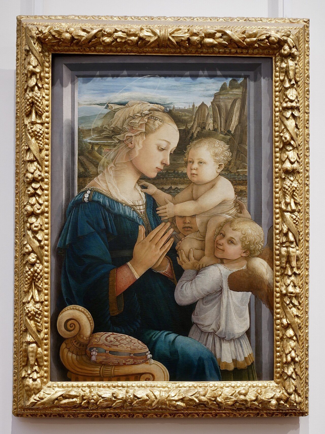 Filippo Lippi【聖母子と二人の天使】 希少 いたし Filippo Lippi【聖母子と二人の天使】 希少 いたし
