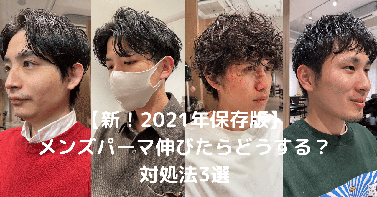 新 21年保存版 メンズパーマ伸びたらどうする 対処法まとめ ヒロセ フミアキ モチベーショナル美容師 Note