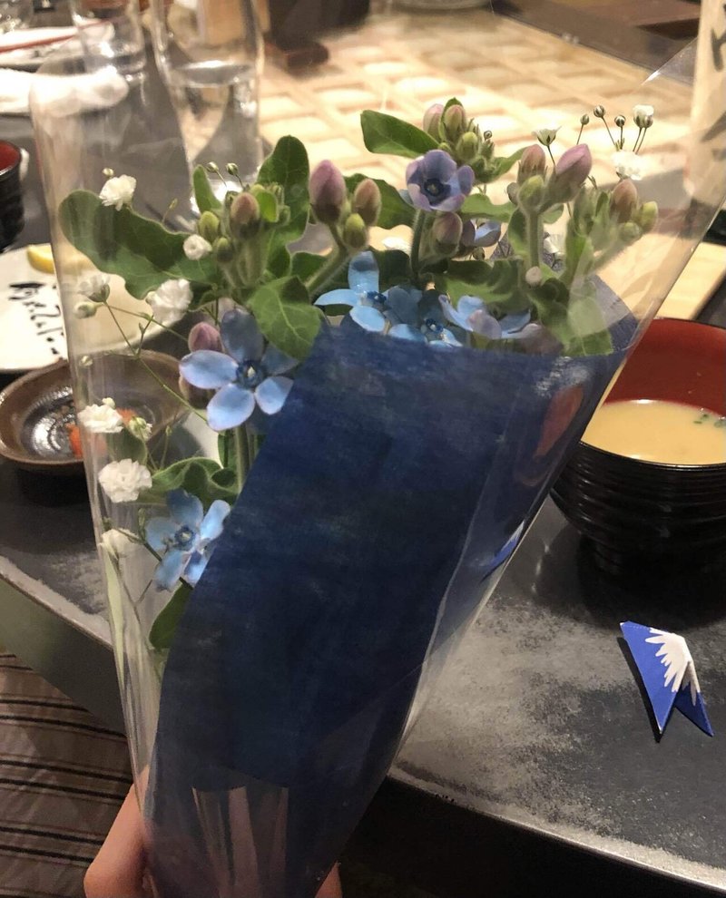 知らない人にお花をもらった はるこ Note 知らない人にお花をもらった はるこ Note