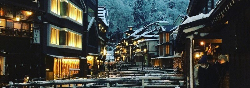 待ち受け画像におすすめ 銀山温泉 とし Note