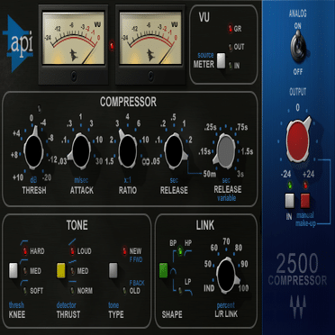 API 2500+ バスコンプレッサー API2500ステレオバスコンプレッサーの実機レビュー！パンチーな極上