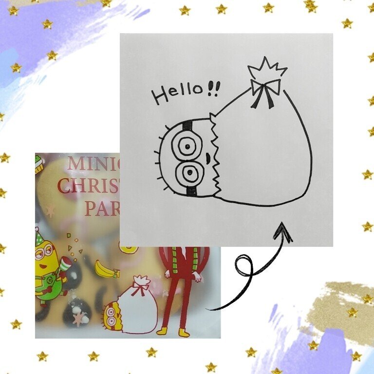 ミニオ 可愛い白黒イラスト ちえり Note