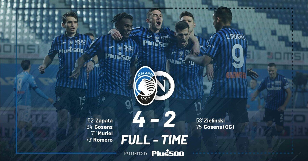 セリエa第23節 アタランタ ナポリ 半沢直樹 サパタンタ Note