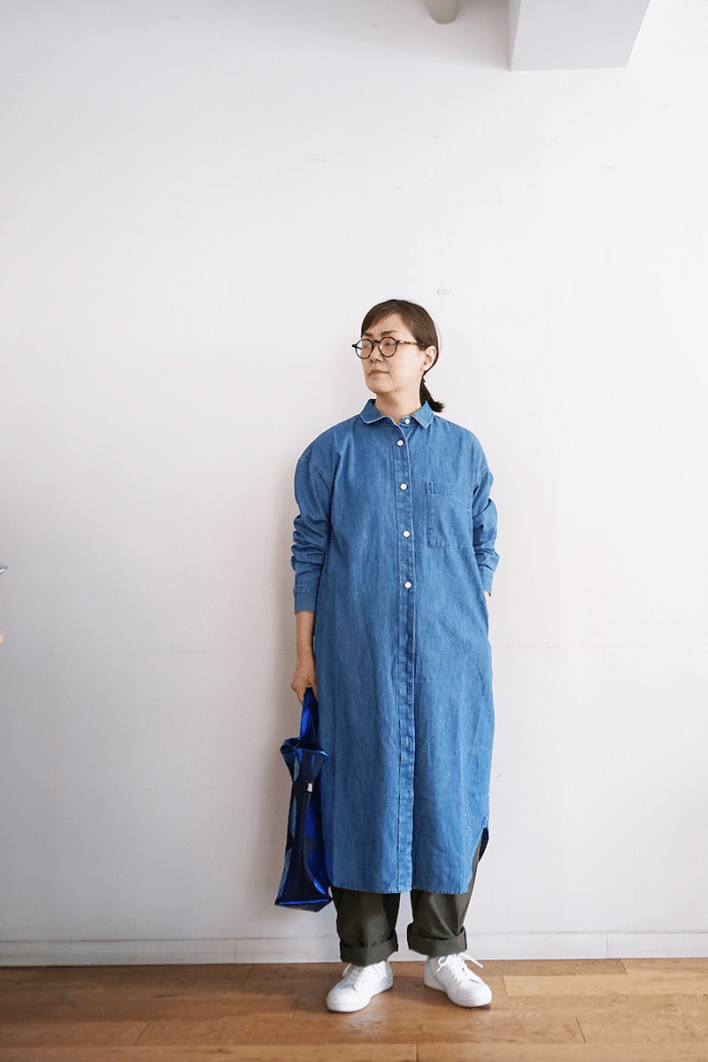 無印良品 ふつうのデニムのワンピース見つけた 河野純一 なかよし夫婦の無印良品パトロール Note