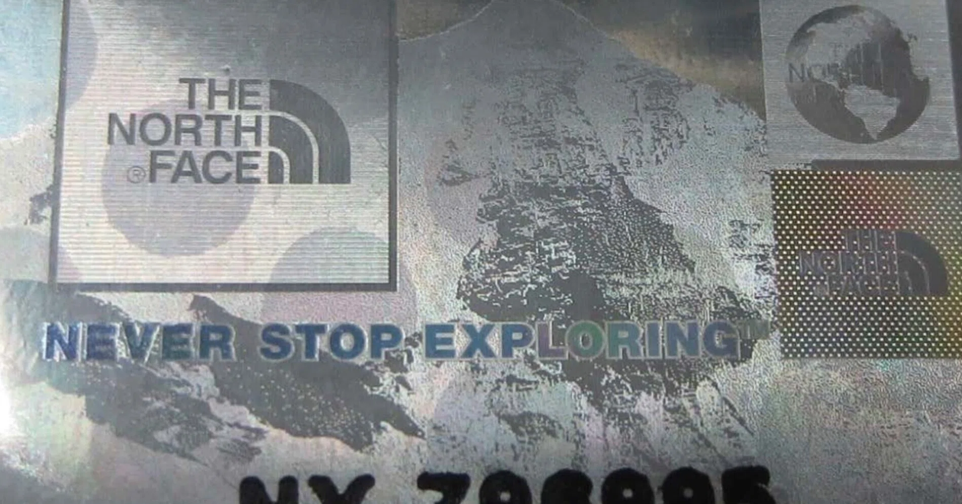 THE NORTH FACE ザ ノースフェイス ホログラム シール or ファスナー