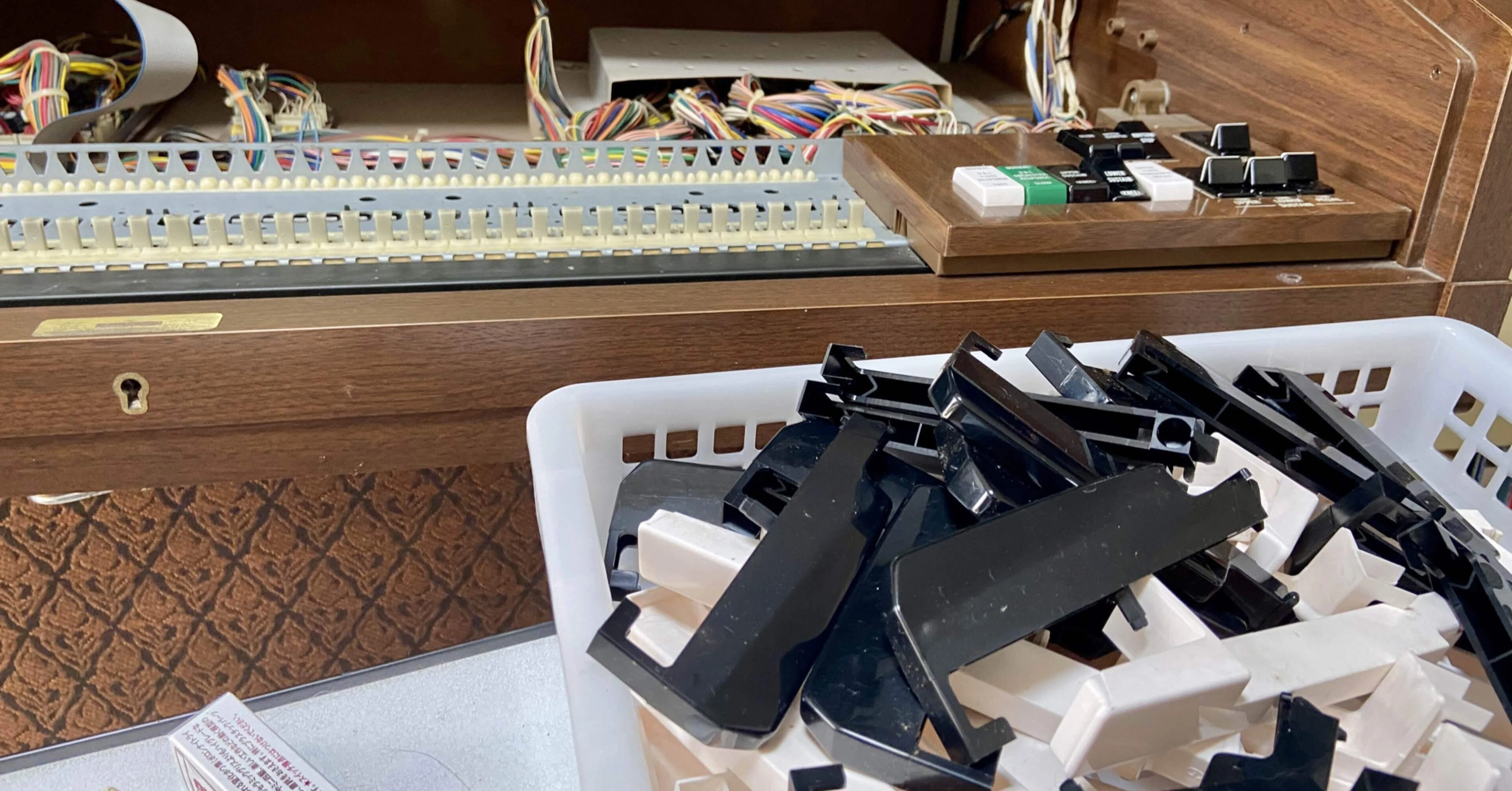 エレクトーン鍵盤分解 アキラ レトロ エレクトーン Note