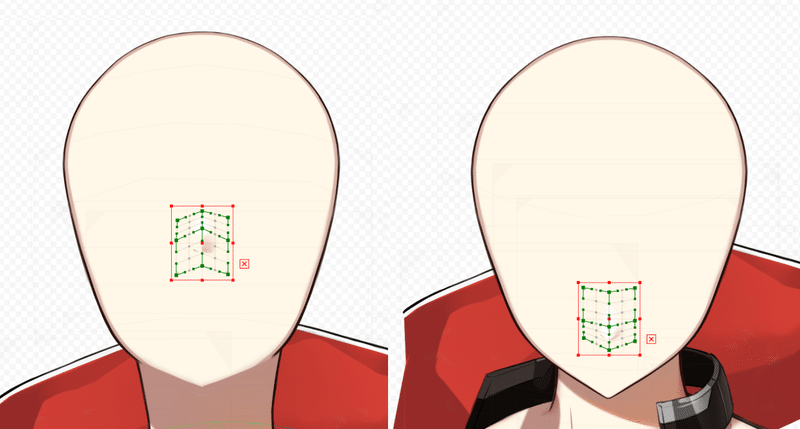 鼻の変形(角度Y・斜め)1