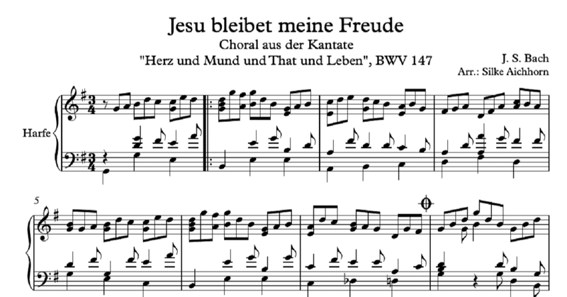 バッハ 主よ 人の望みの喜びよ フランク ロイド note