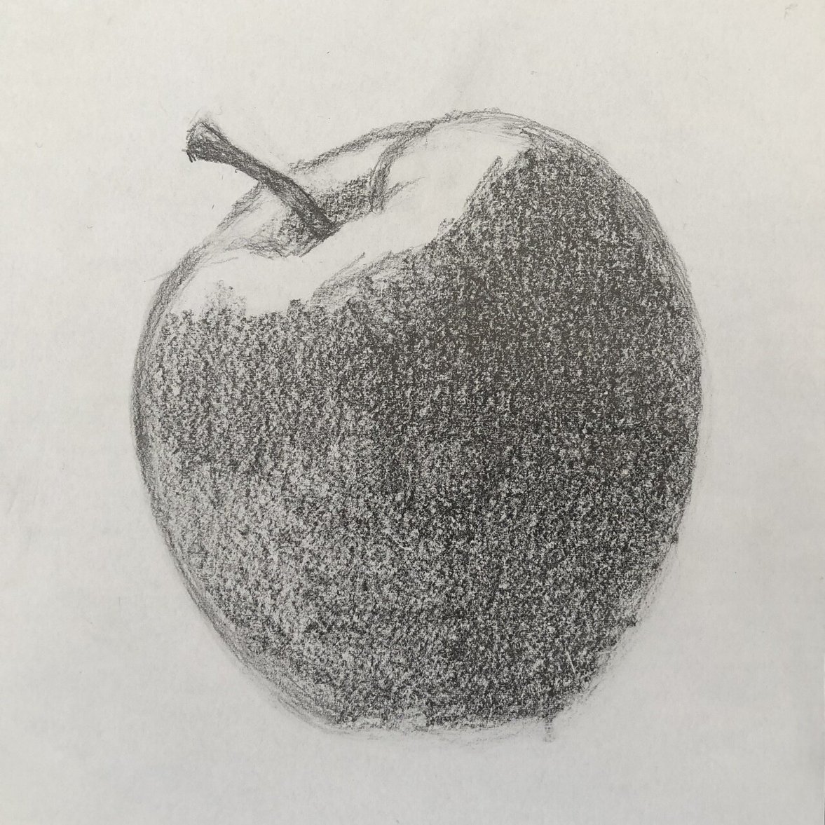 制作過程公開】りんごのデッサン描いてみた！｜yuki
