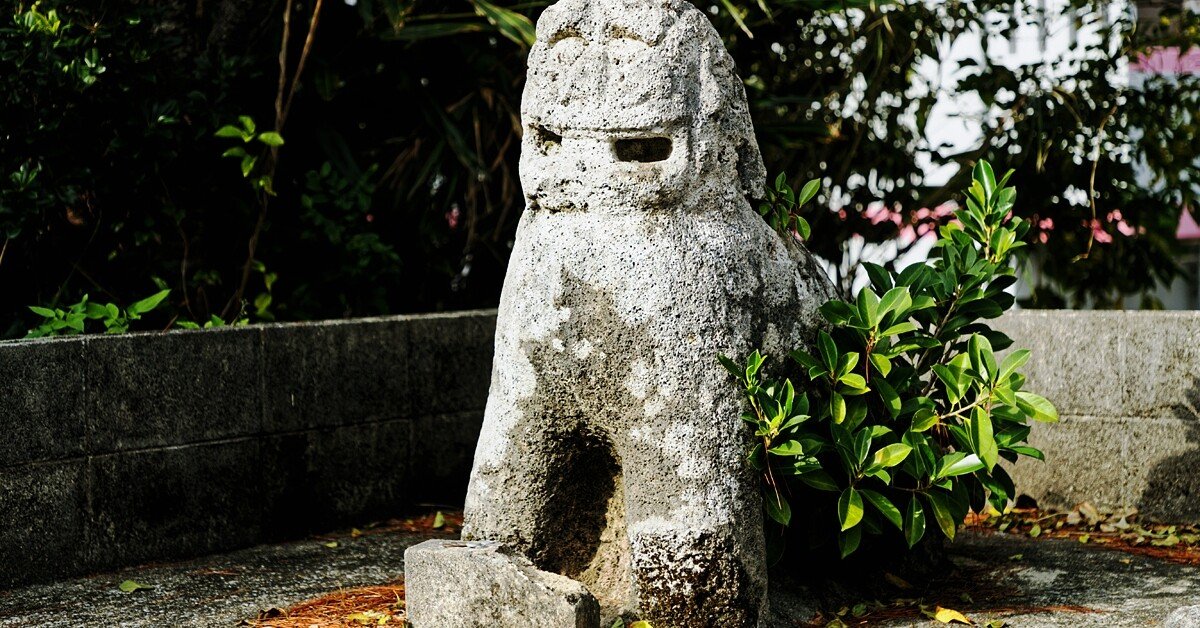 ◼︎ 東風平のシーサー ◼︎｜Masaki Senko