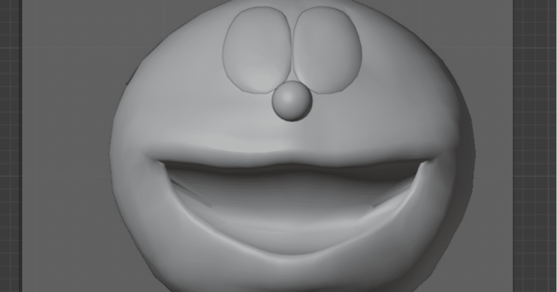 blender ドラえもんを作っていくよ モデリング編 餅から note