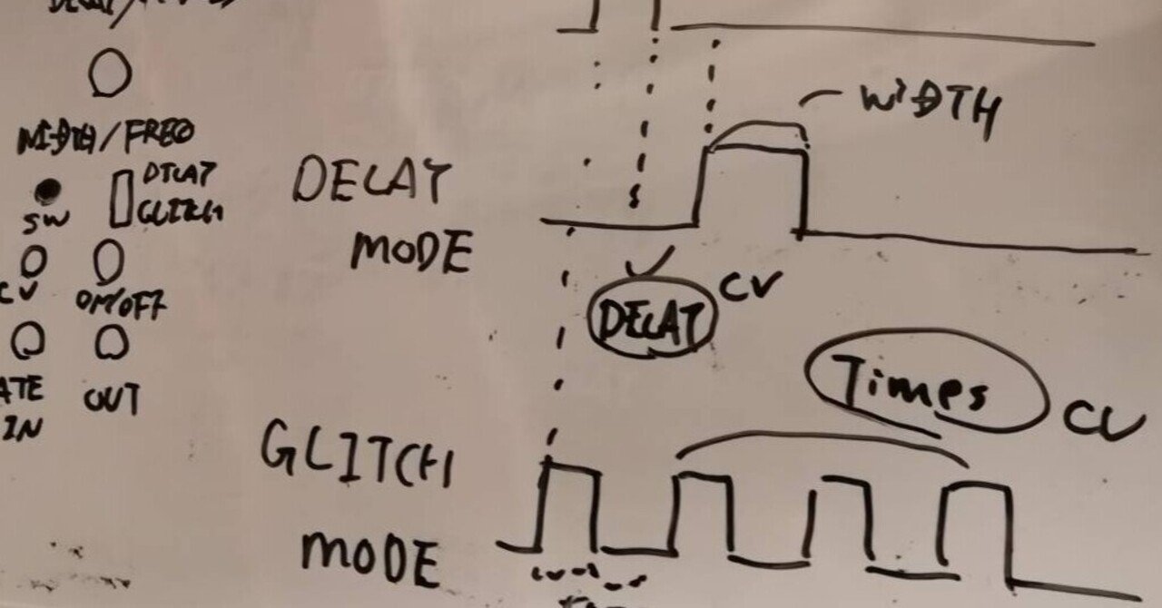 700円で作るgate Burst Delayモジュール モジュラーシンセ自作 Hagiwo ハギヲ Note
