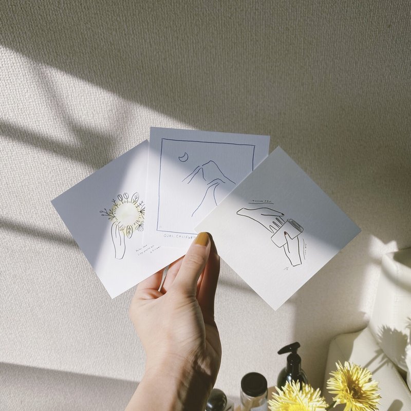 イラストのポストカードができました カナコ Note
