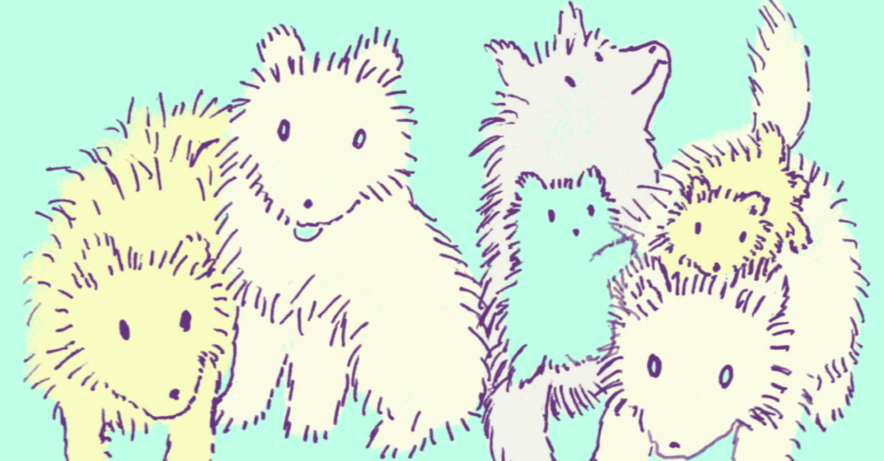 もしゃもしゃ動物の絵57 ツンドラ気候 かよん Note