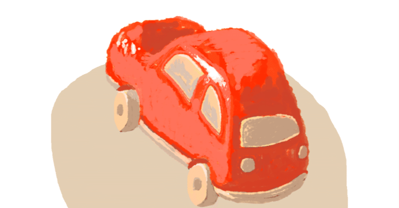 赤い軽自動車