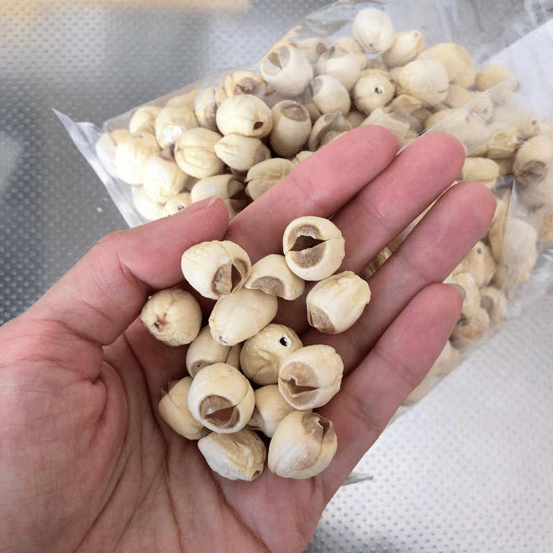 生米からつくる 蓮の実ゆりね粥 のレシピ おかゆ研究中 鈴木かゆ Note