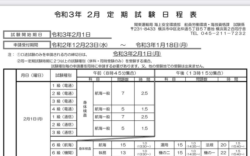 電子通信の海技士試験の案内を見てもよく分からない という方へ 徒然 Note