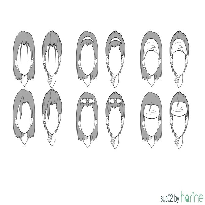 髪型のアレンジ方法による印象の違い Sue02 Note