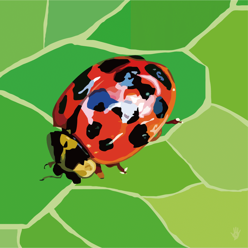 この絵はタッチパッドで描きました 上達したのでペンタブ買いました Tiny Design よしくま いろり イラストレーター Note