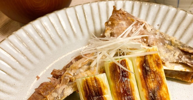 30歳男性が育休取得してマグロのカマの塩焼きを作った話 こっぺる Note