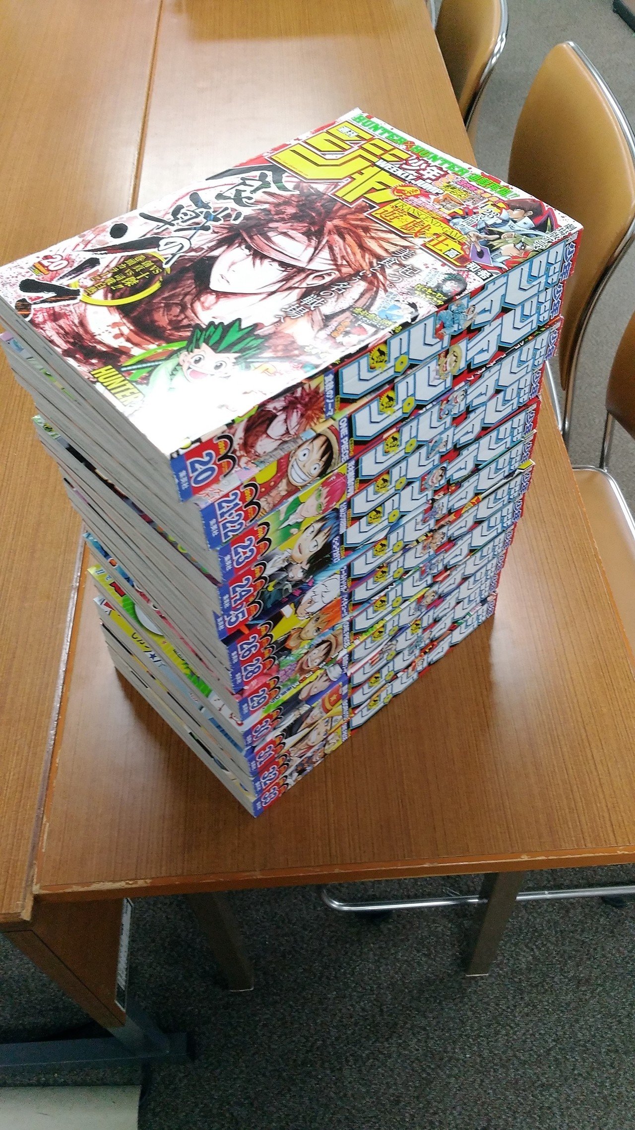 ハンターハンターの単行本が出たので古いジャンプを捨てる儀式 井上篤史 Note