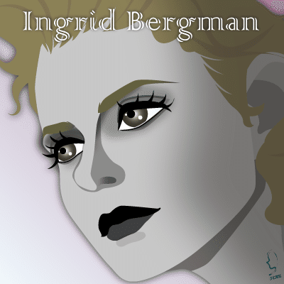 スウェーデン女優 イングリッド バーグマン のイラスト 輝っち Note スウェーデン女優 イングリッド バーグマン のイラスト 輝っち Note