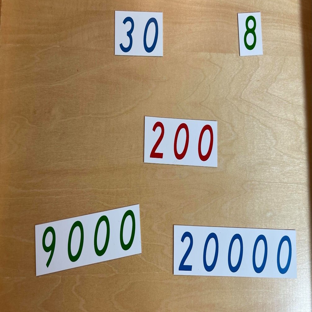 数教育 切手遊び 数カード の足し算 幼児 小学生向け あべようこ モンテッソーリ Note