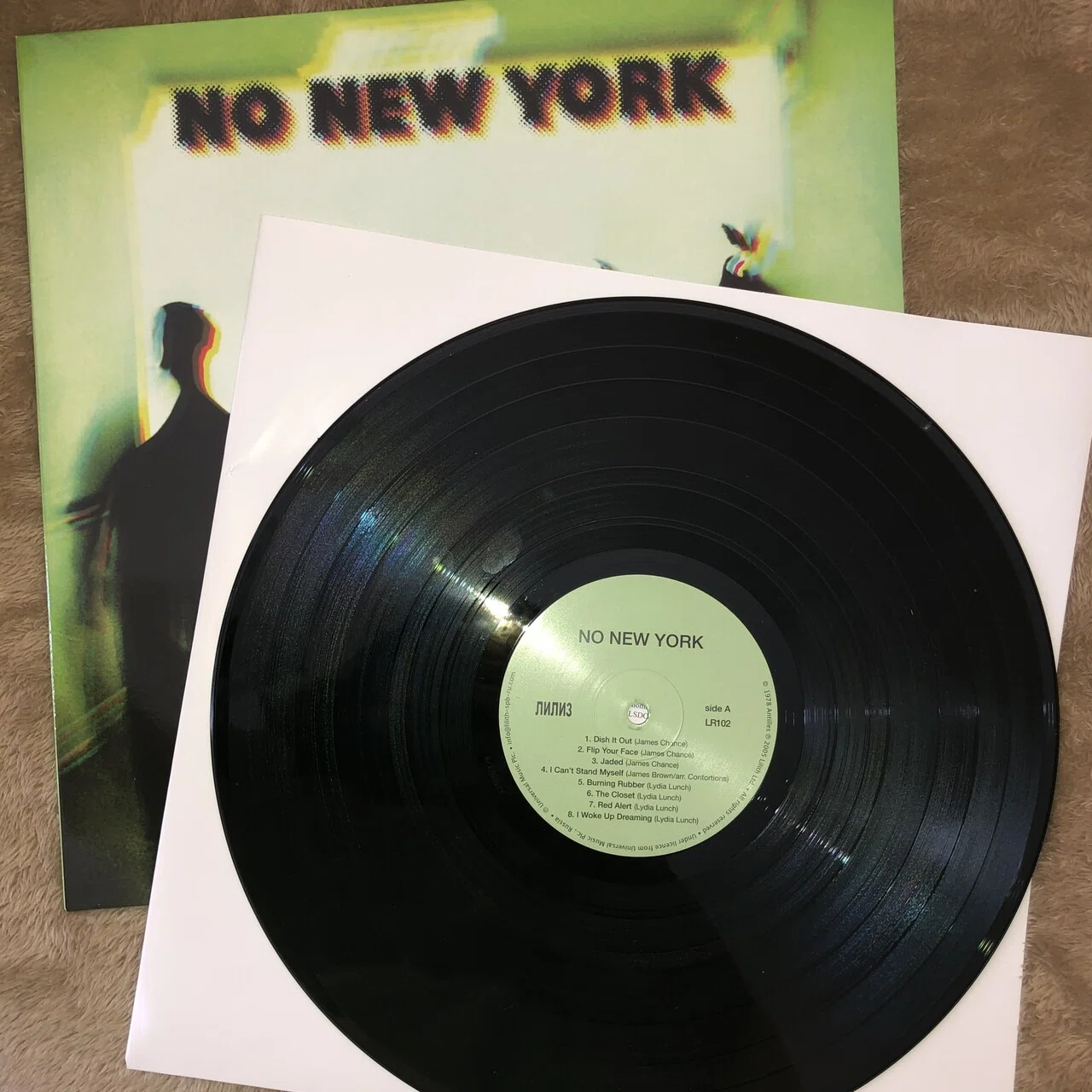半額　THE MUSIC LPレコード NO NEW YORK 輸入12inchレコード AN7067 1978年 Various ⁄ No New York