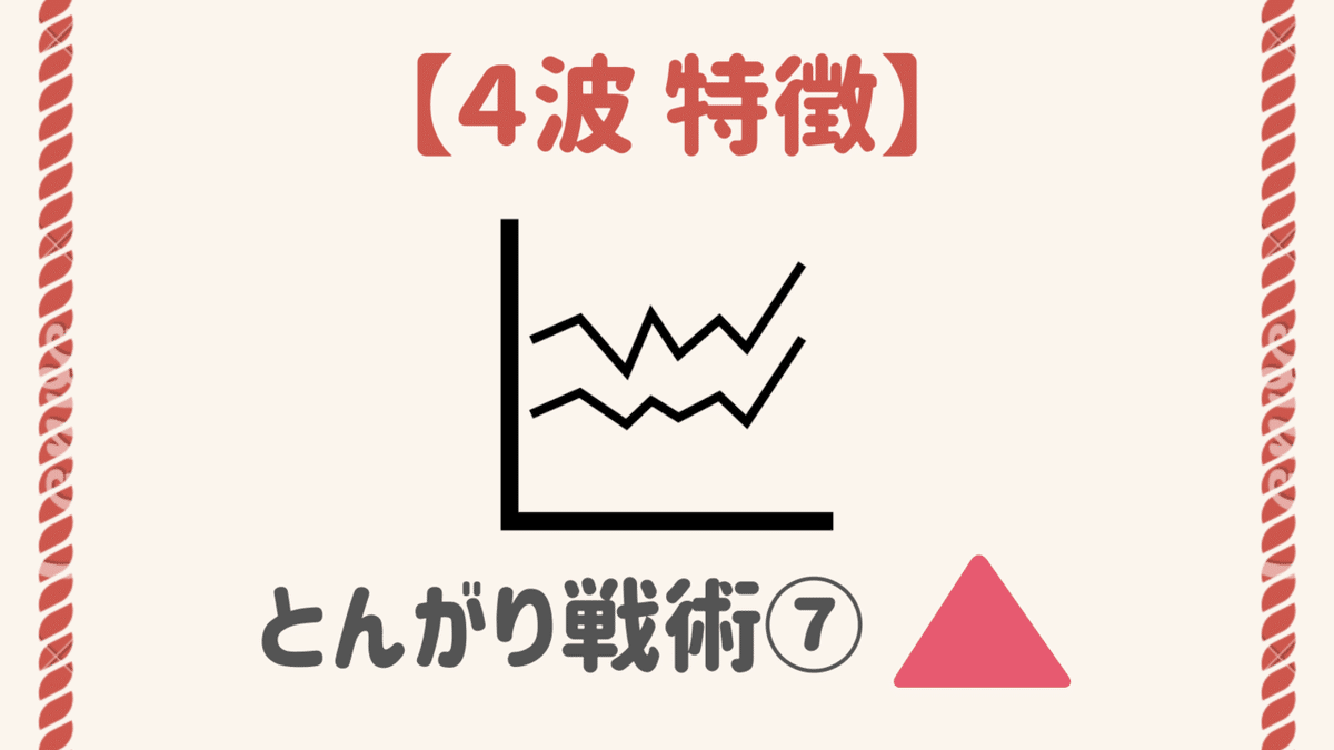 エリオット波動 ４波の定義・特徴