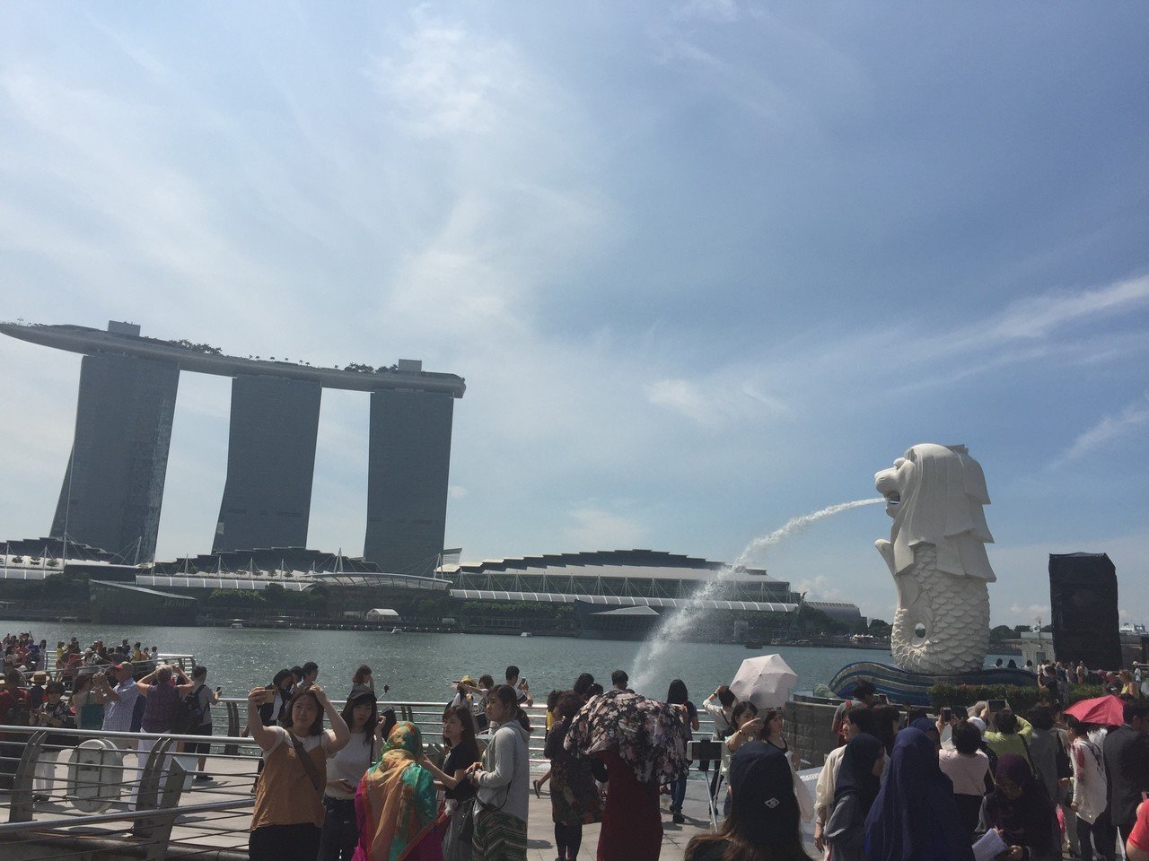 シンガポールの車窓から マリーナベイサンズ マーライオン Kiyogawa 東京時々名古屋ところにより岐阜 Note