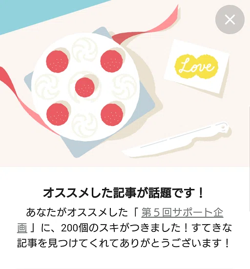 紹介スキ通知20210215、200回雅樹さん