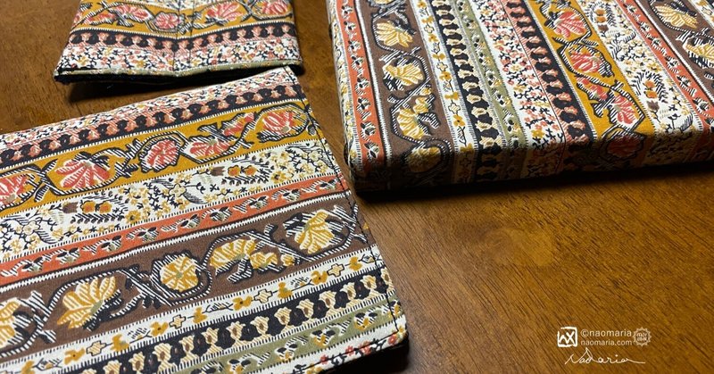 30年前のハンカチリメイク 小物入れ Naomaria ヴィンテージ着物で作る点描画 サスティナブルをアートで伝える Note