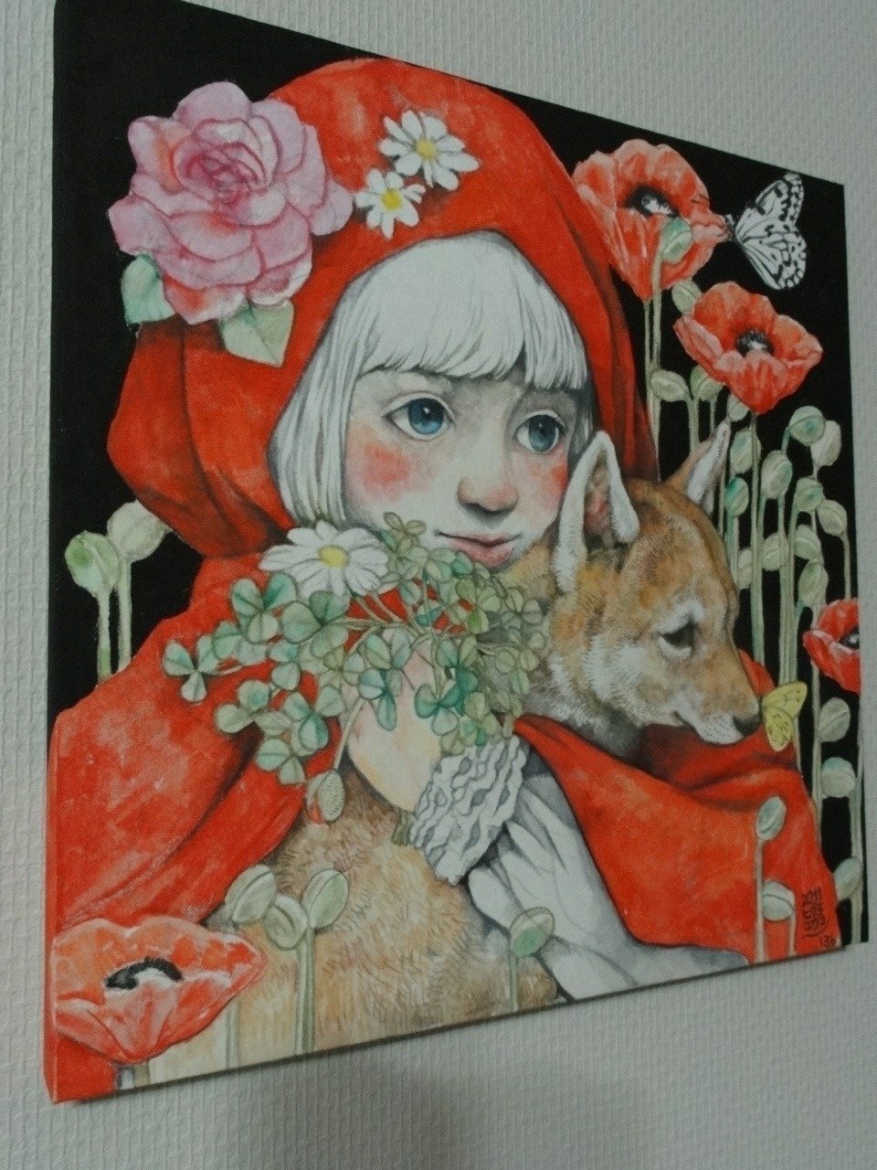 ヒグチユウコ　挿絵本　 赤ずきん風呂敷付き❣️ ヒグチユウコ 挿絵本 赤ずきん風呂敷付き❣️ 文学・小説