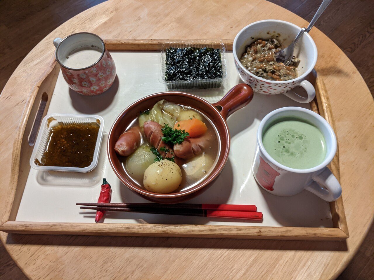本日の夕飯はゴロッと野菜のポトフ 柘榴 Note