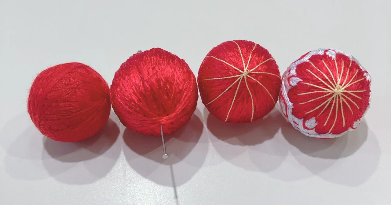 手鞠 手毬 てまり 大掛かり クリスマス⑦ ハンドメイド
