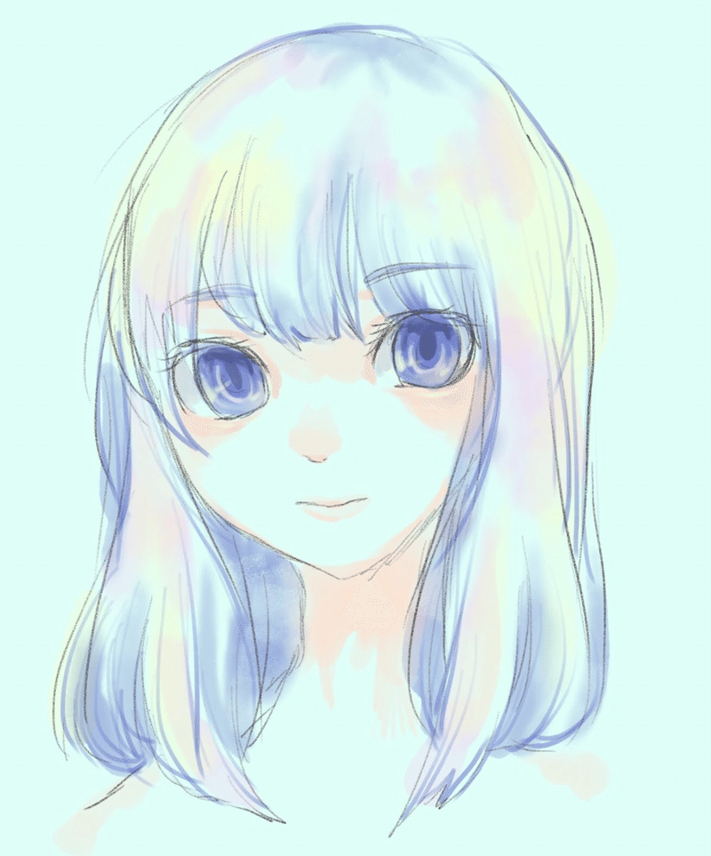 デジタル水彩の練習 ごぼ Note